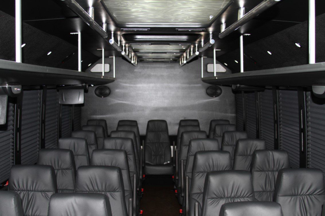35 Passenger Shuttle Bus interior