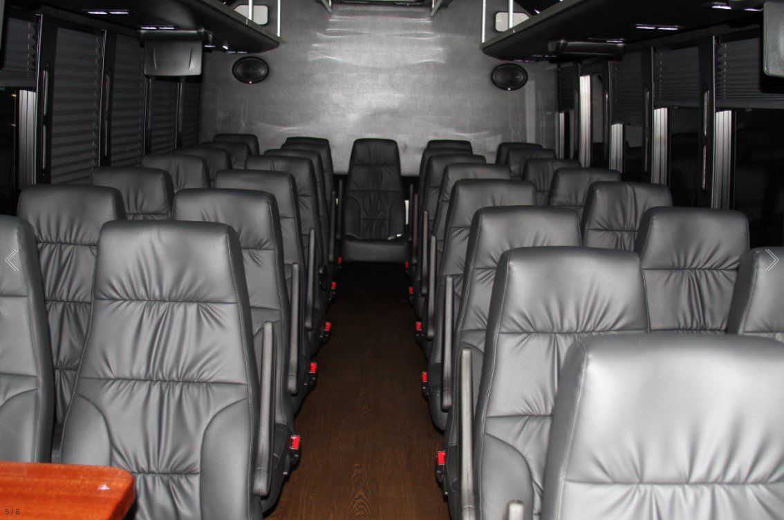 35 Passenger Shuttle Bus interior