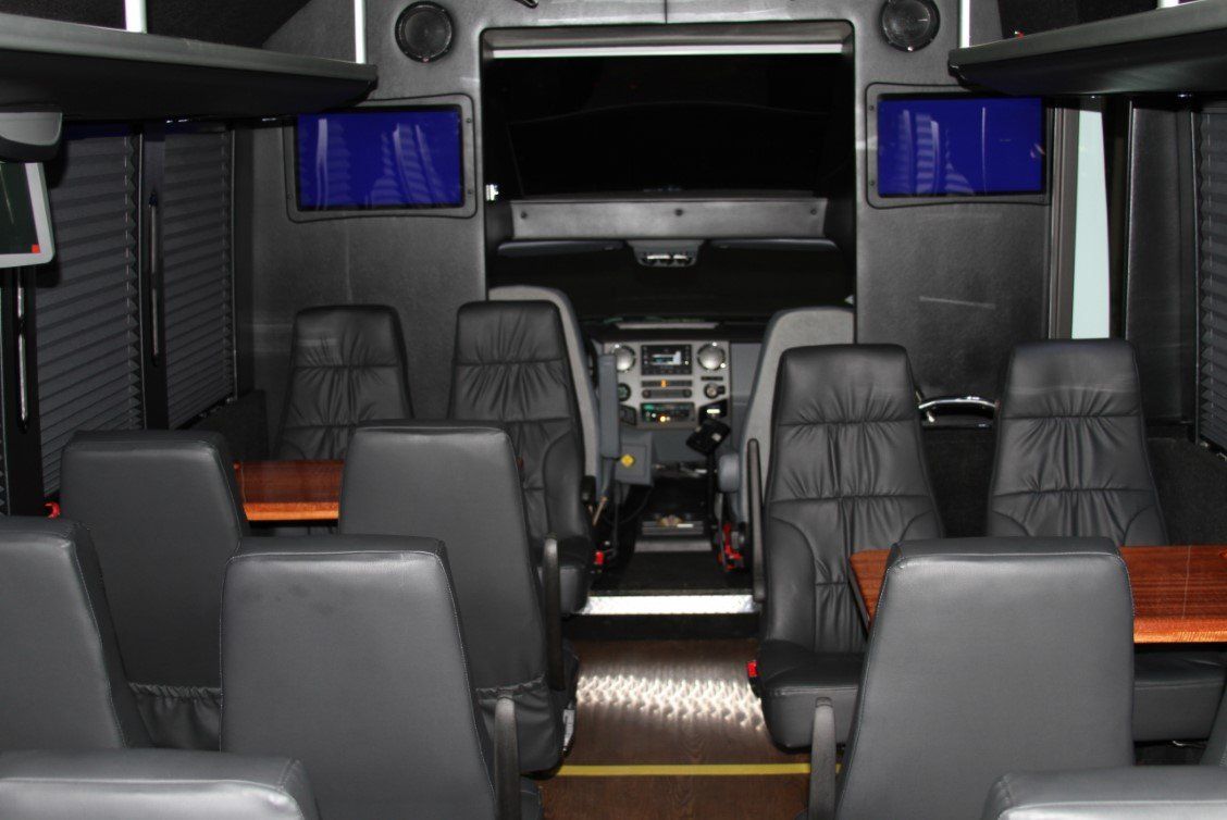 35 Passenger Shuttle Bus interior
