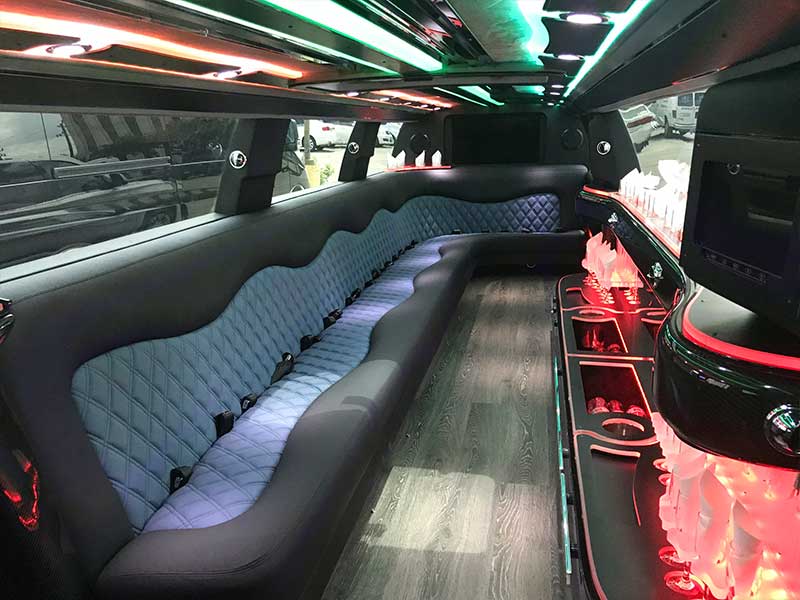 New 2020 Black Cadillac Escalade interior