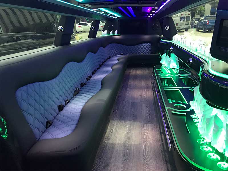 New 2020 Black Cadillac Escalade interior