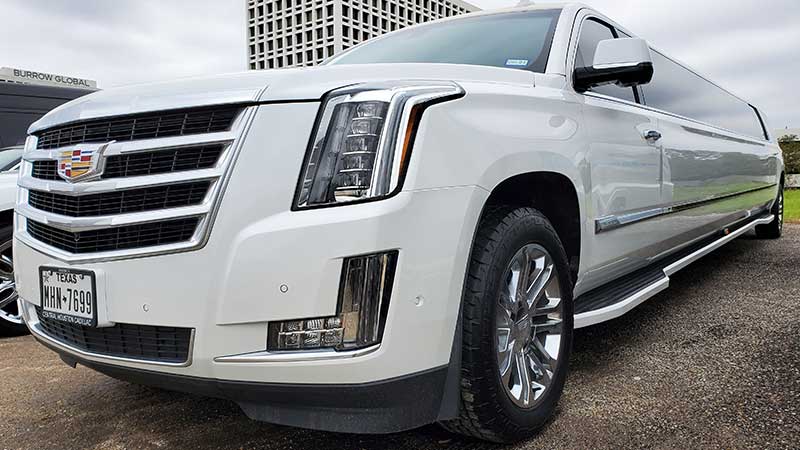 White Cadillac Escalade
