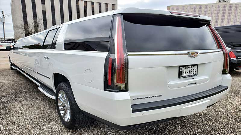 White Cadillac Escalade