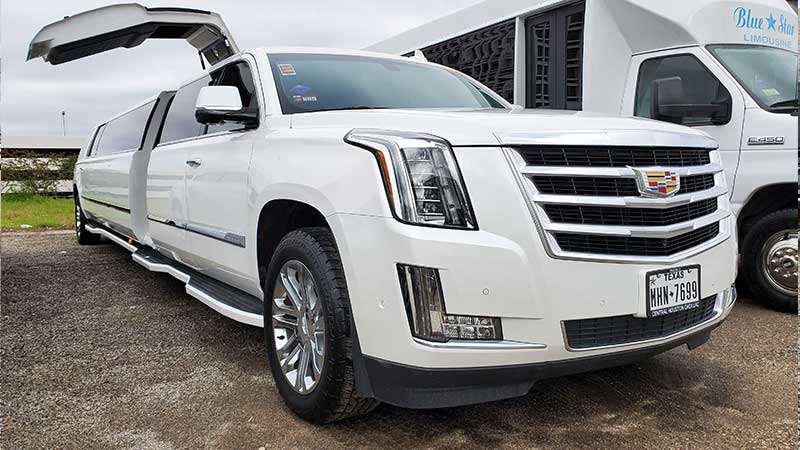 White Cadillac Escalade