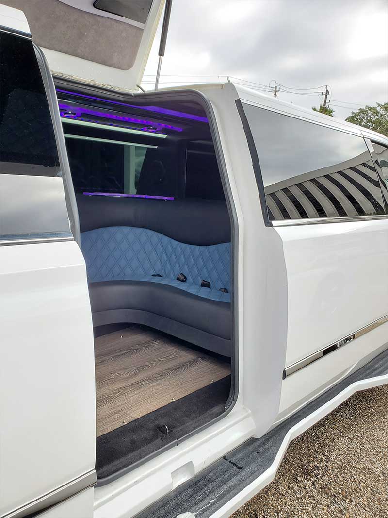 White Cadillac Escalade