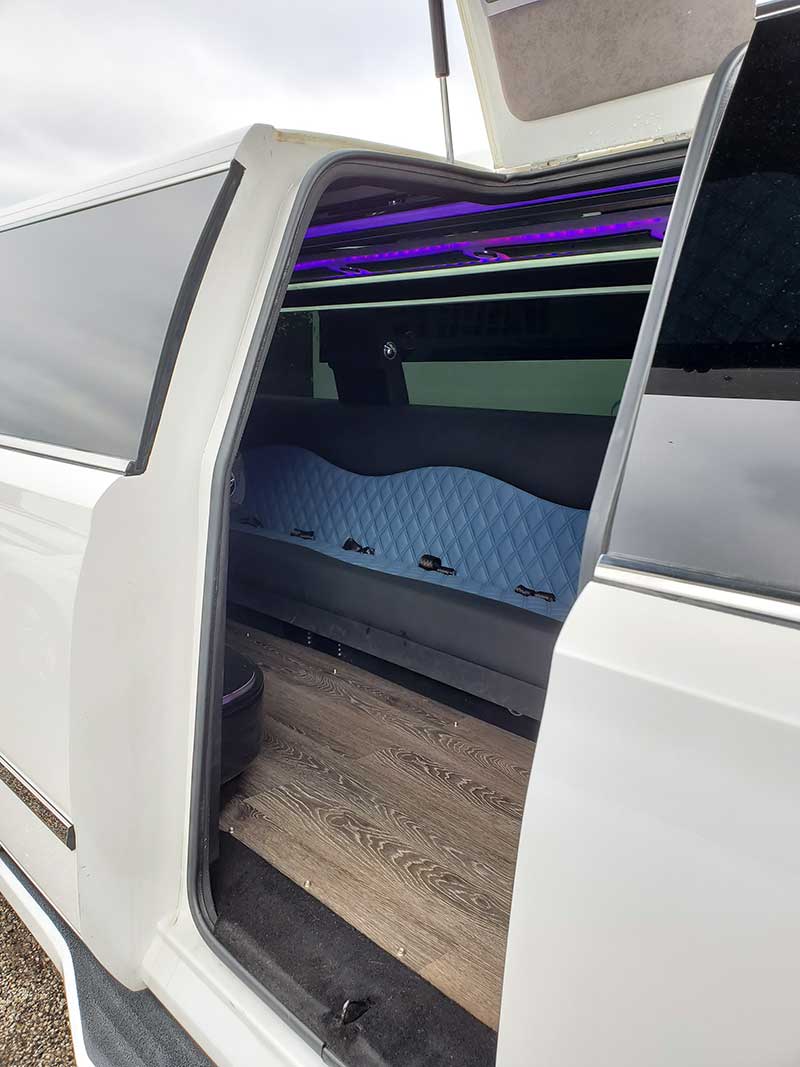 White Cadillac Escalade