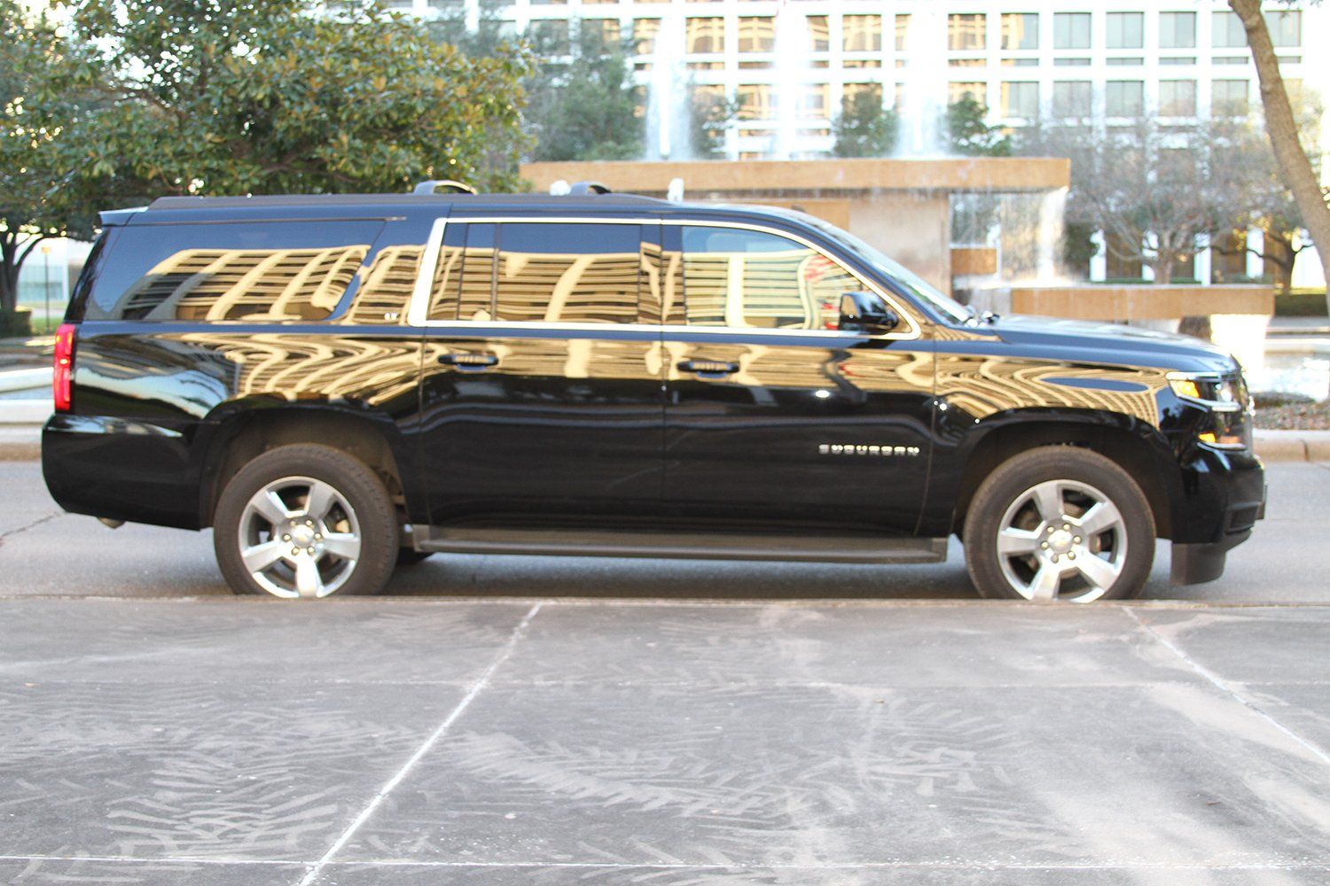 Black Chevy Suburban