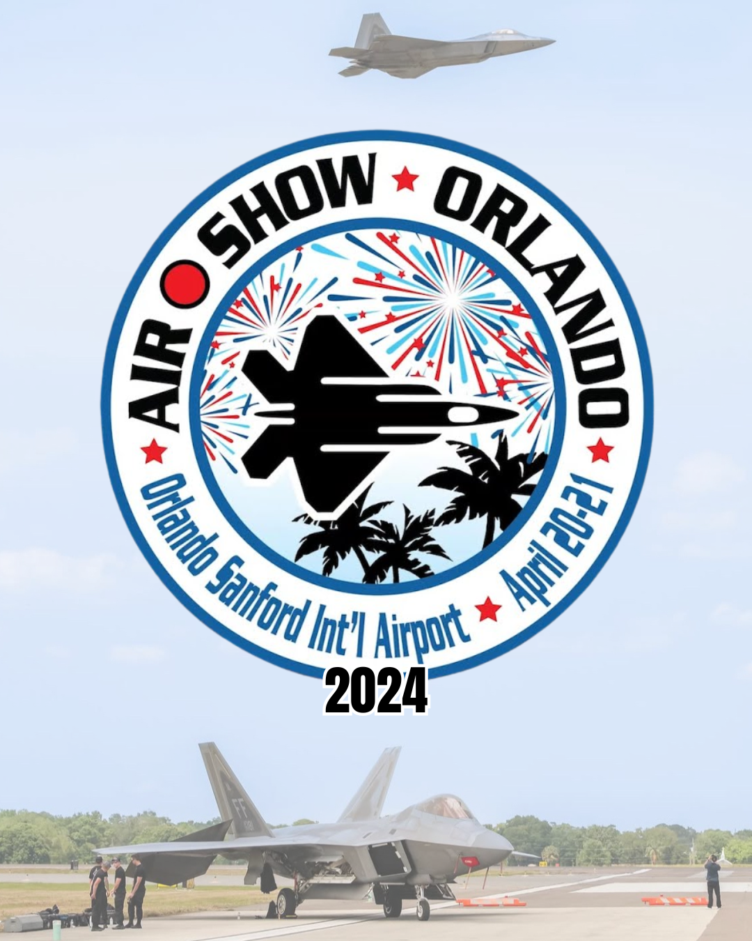 Blue Angels jets soaring over Orlando, April 20-21, 2024.