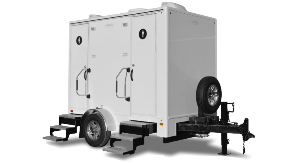 6x10' 2-Station Restroom Trailer
