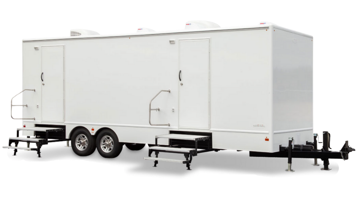 8x25', 10-Station Restroom Trailer
