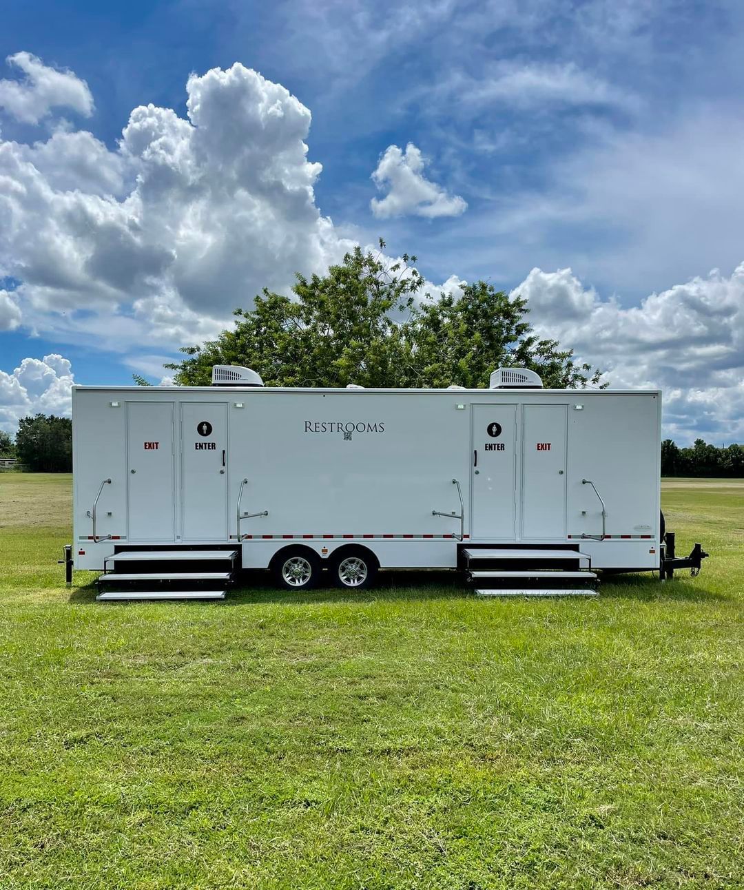 bathroom trailer rentals