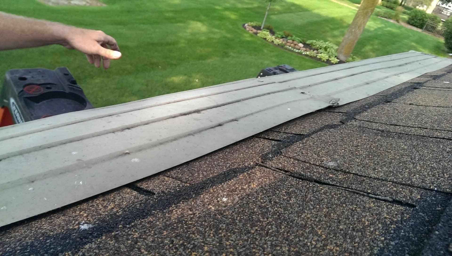 Poorly installed cover