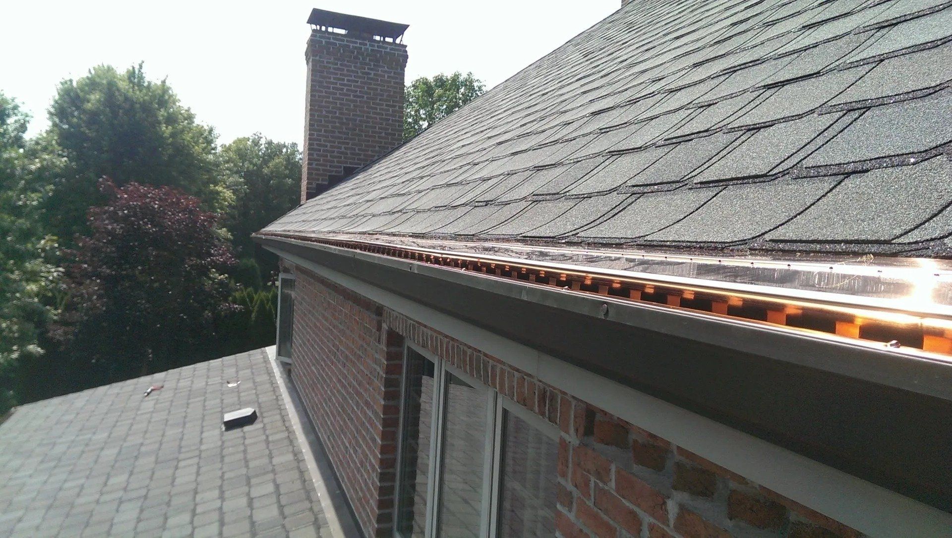 Copper Leaf-X Gutter Cover