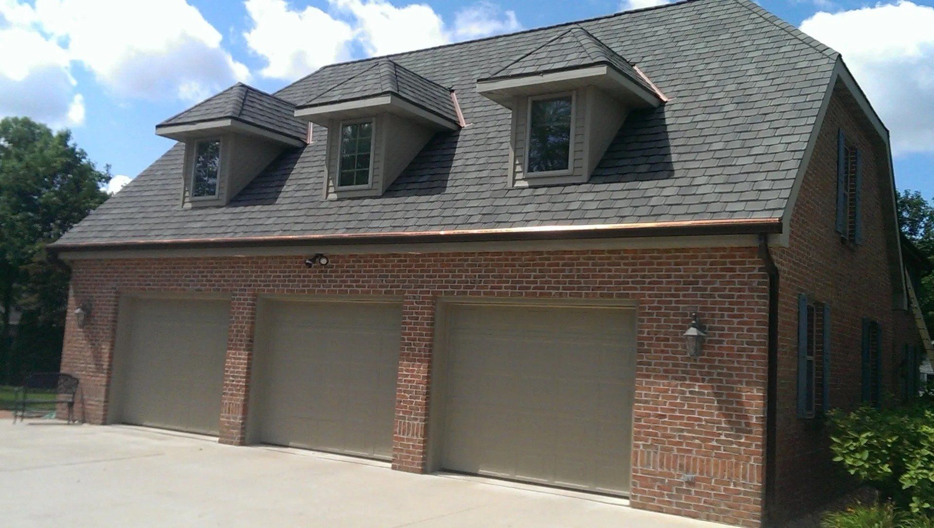 Copper Leaf-X Gutter Cover