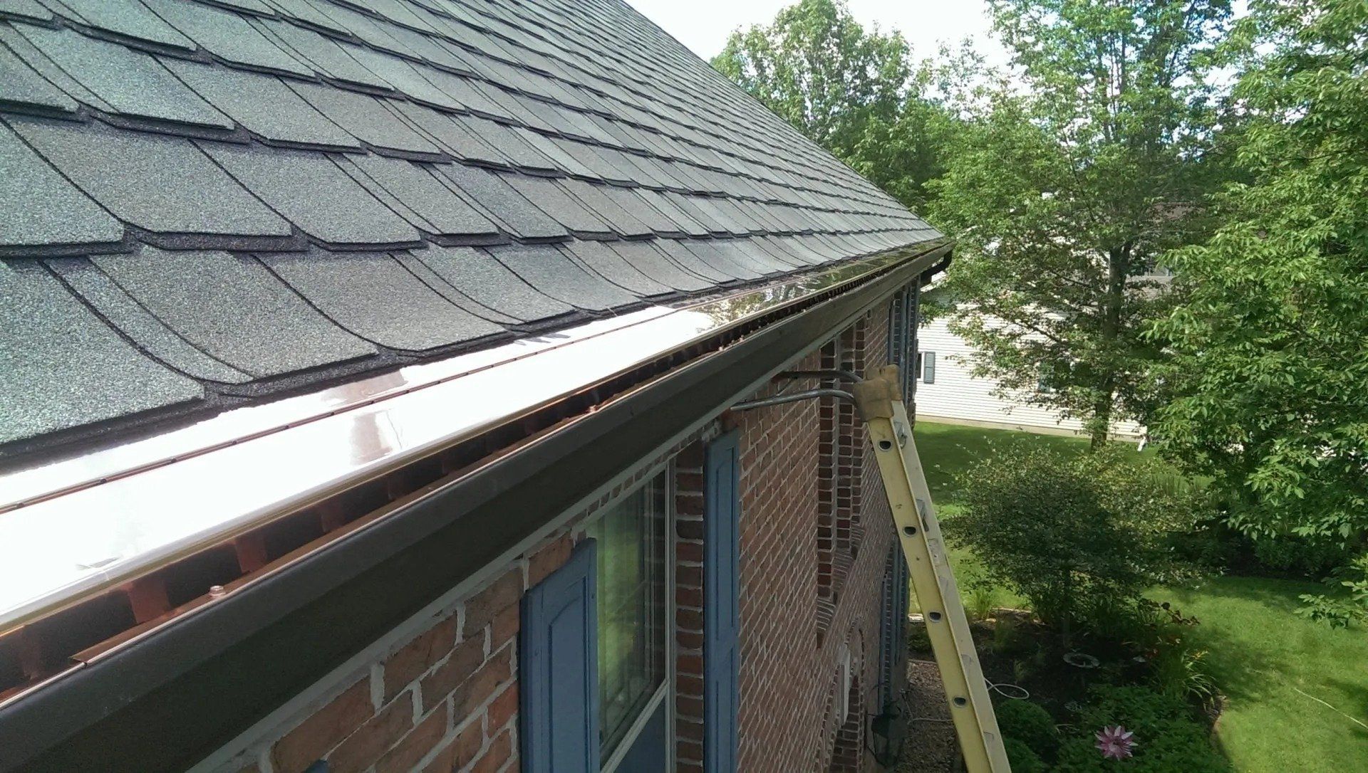 Copper Leaf-X Gutter Cover