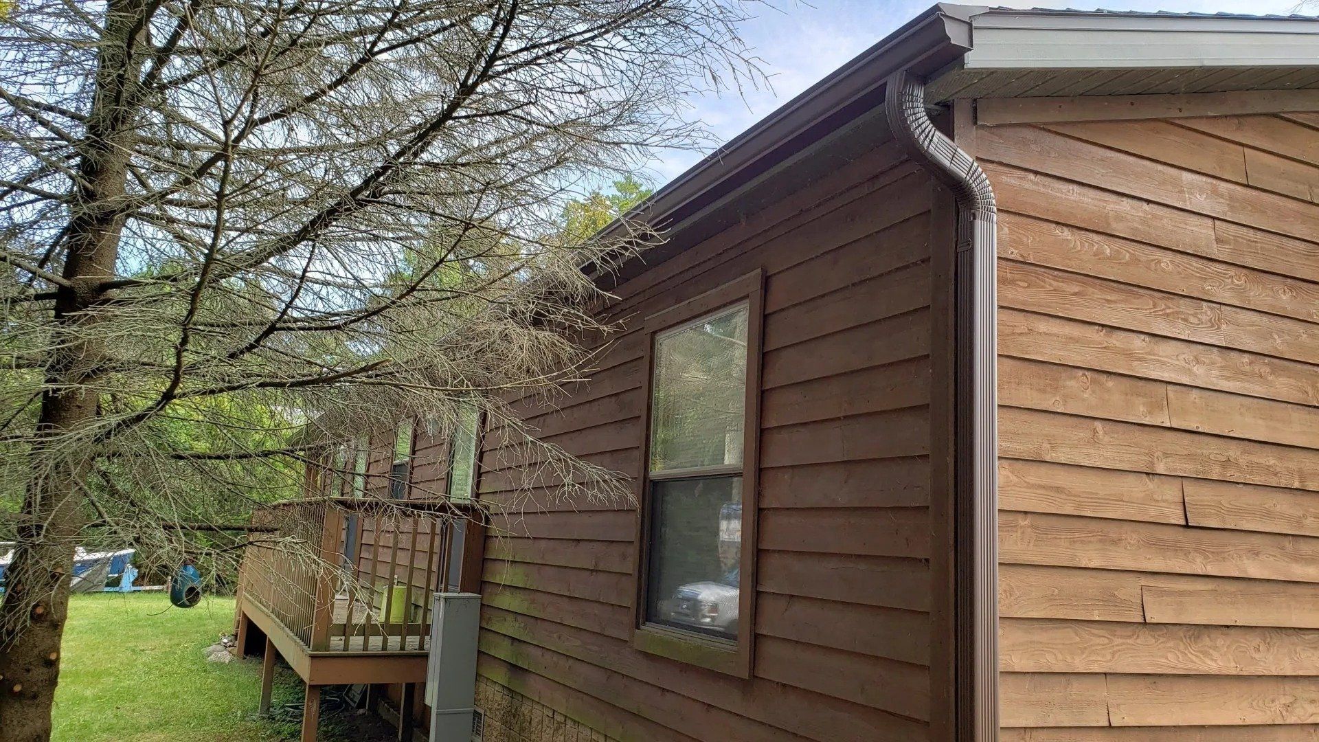 Royal brown 5 inch gutter