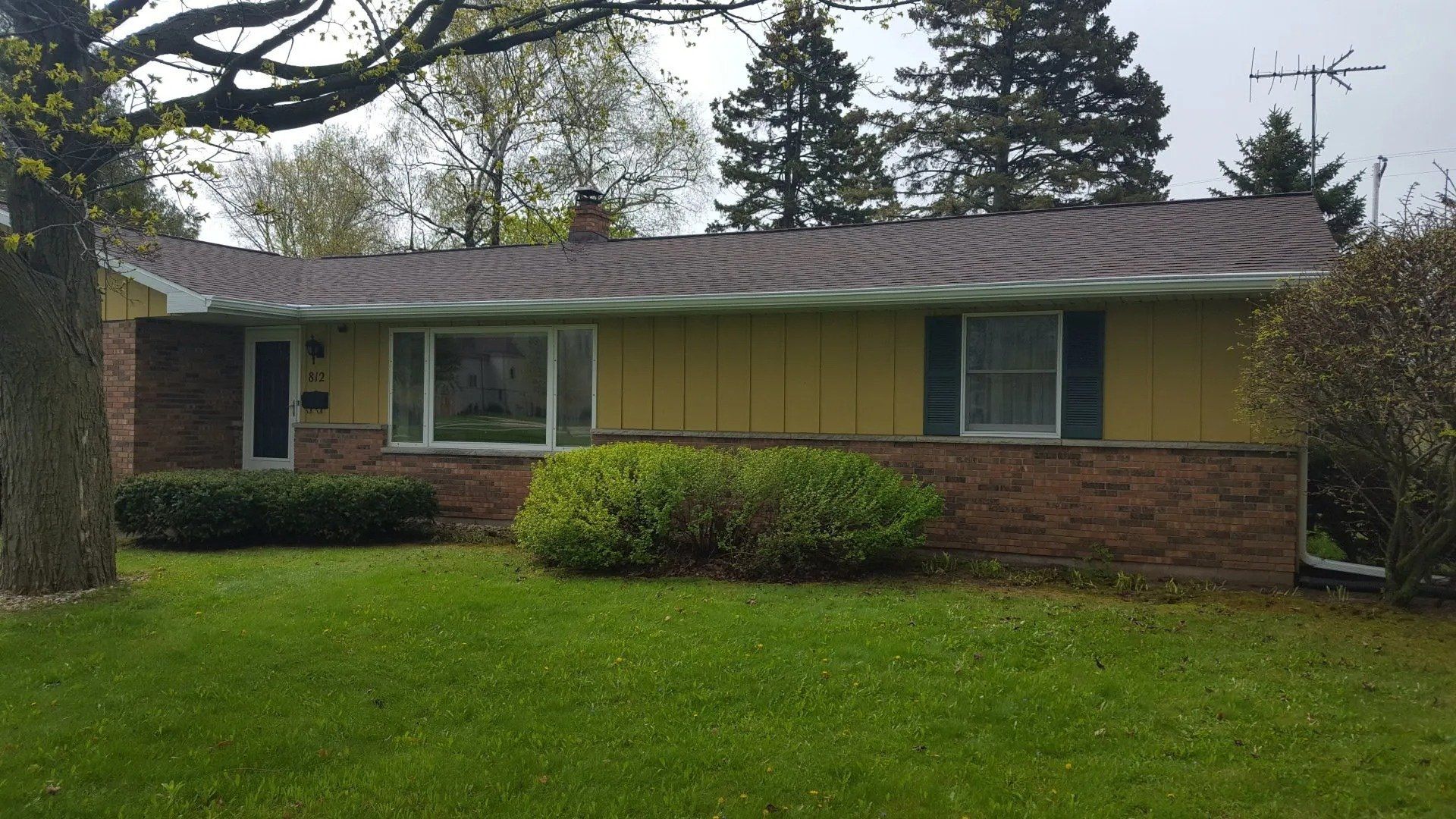 White 5 inch gutters