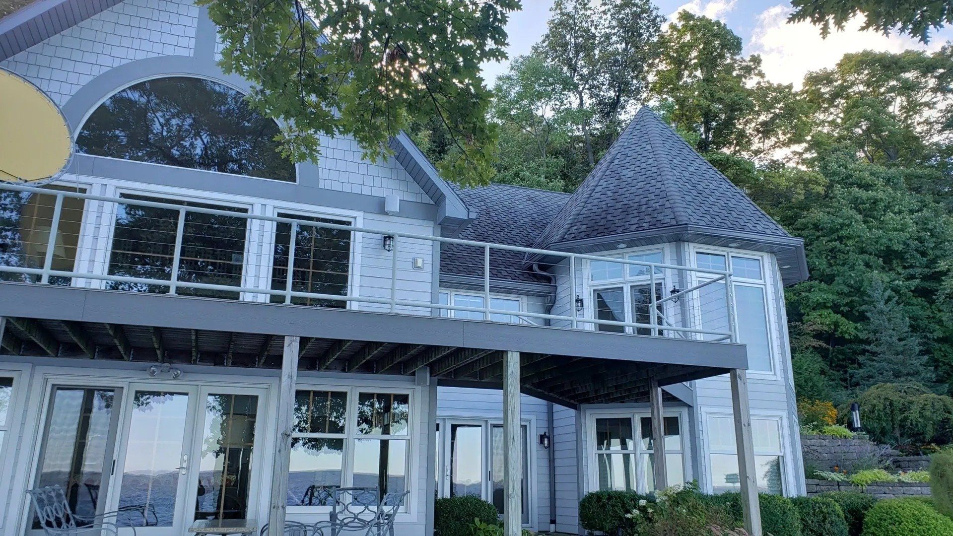 Charcoal grey 6 inch gutter