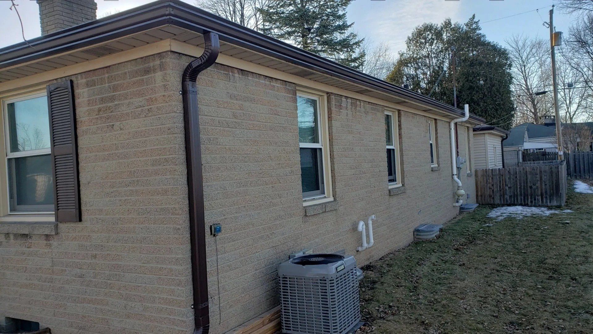 Gutter and downspout