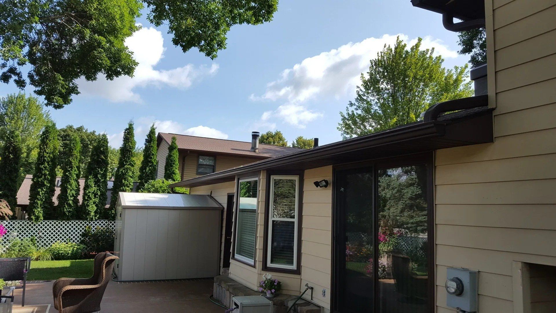 Royal Brown 5 inch gutter