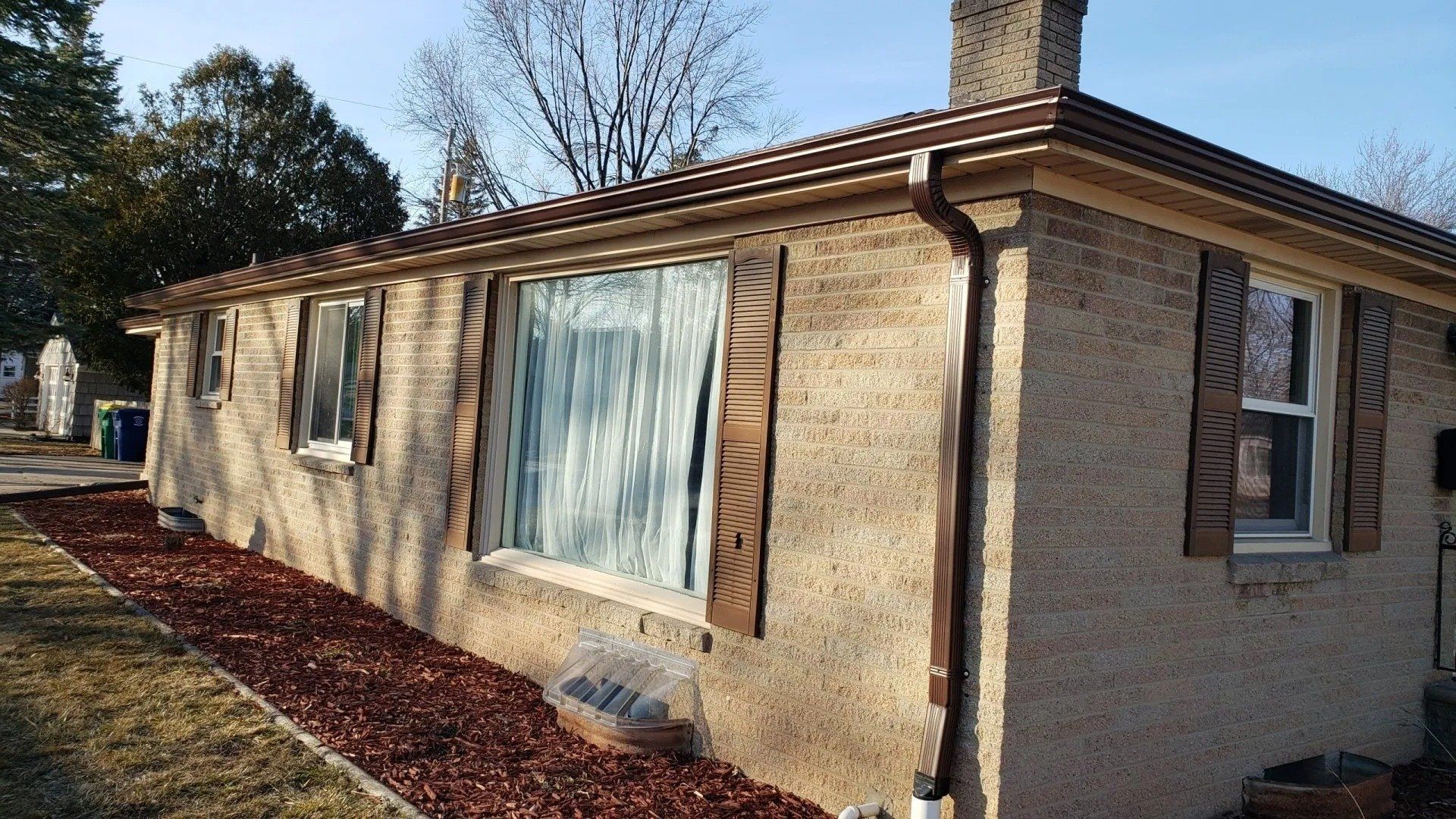 Gutter and downspout