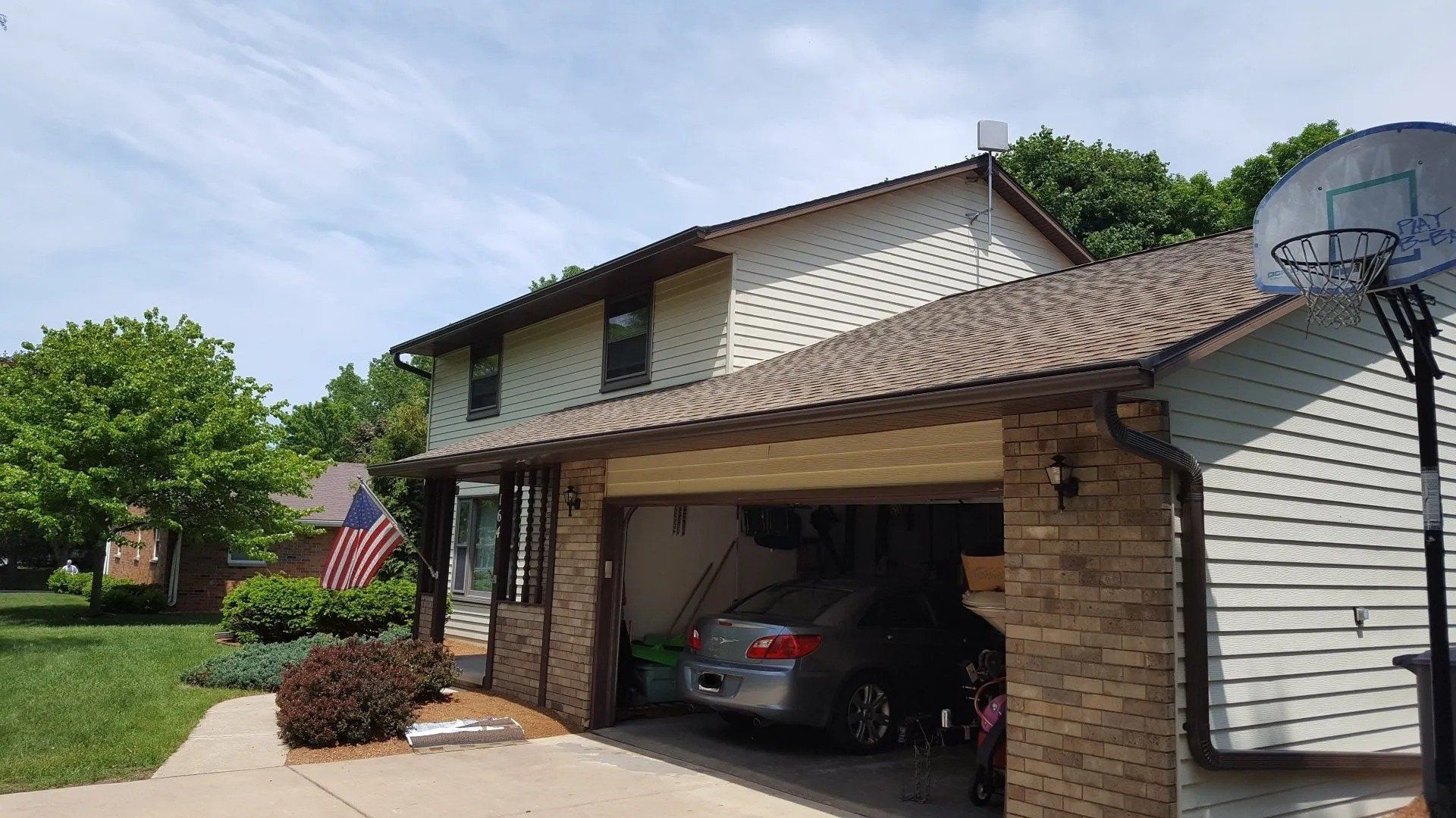 Royal Brown 5 inch gutter