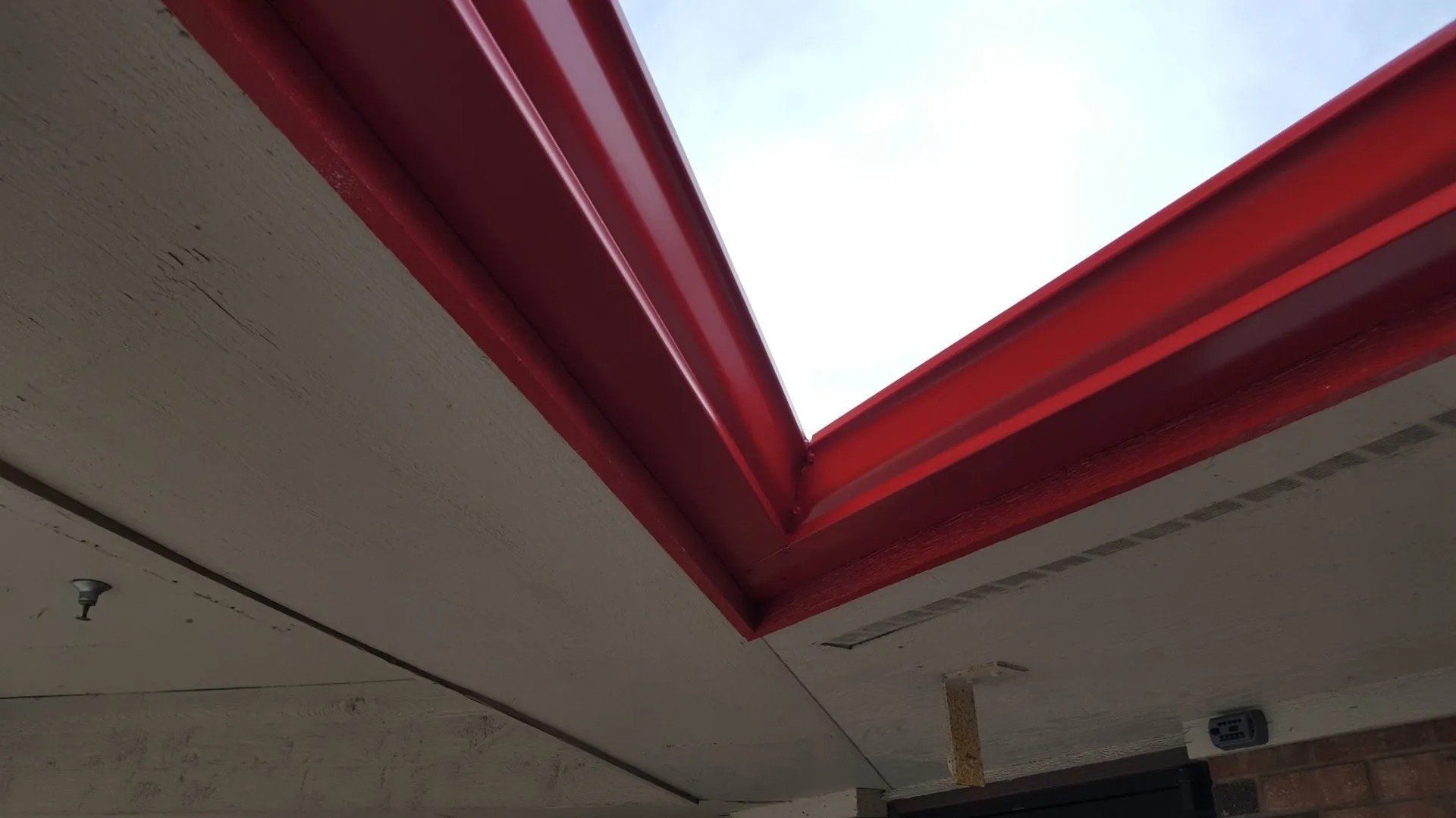 Red 5 inch gutters