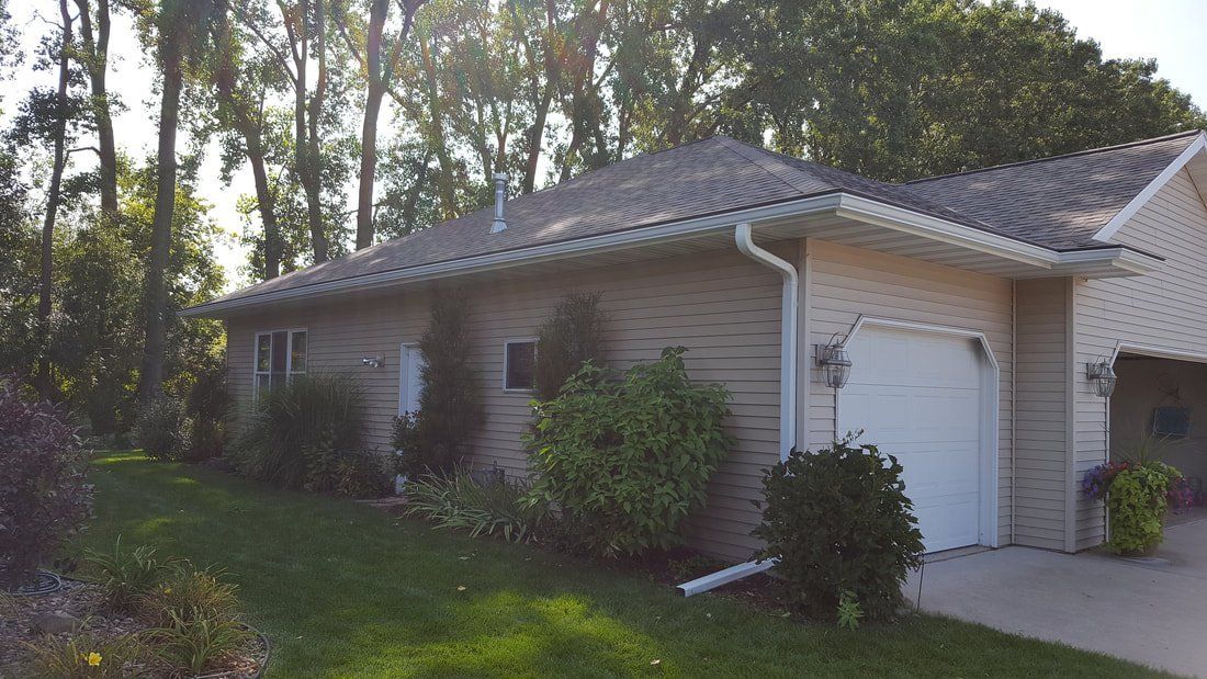 Gutter and downspout