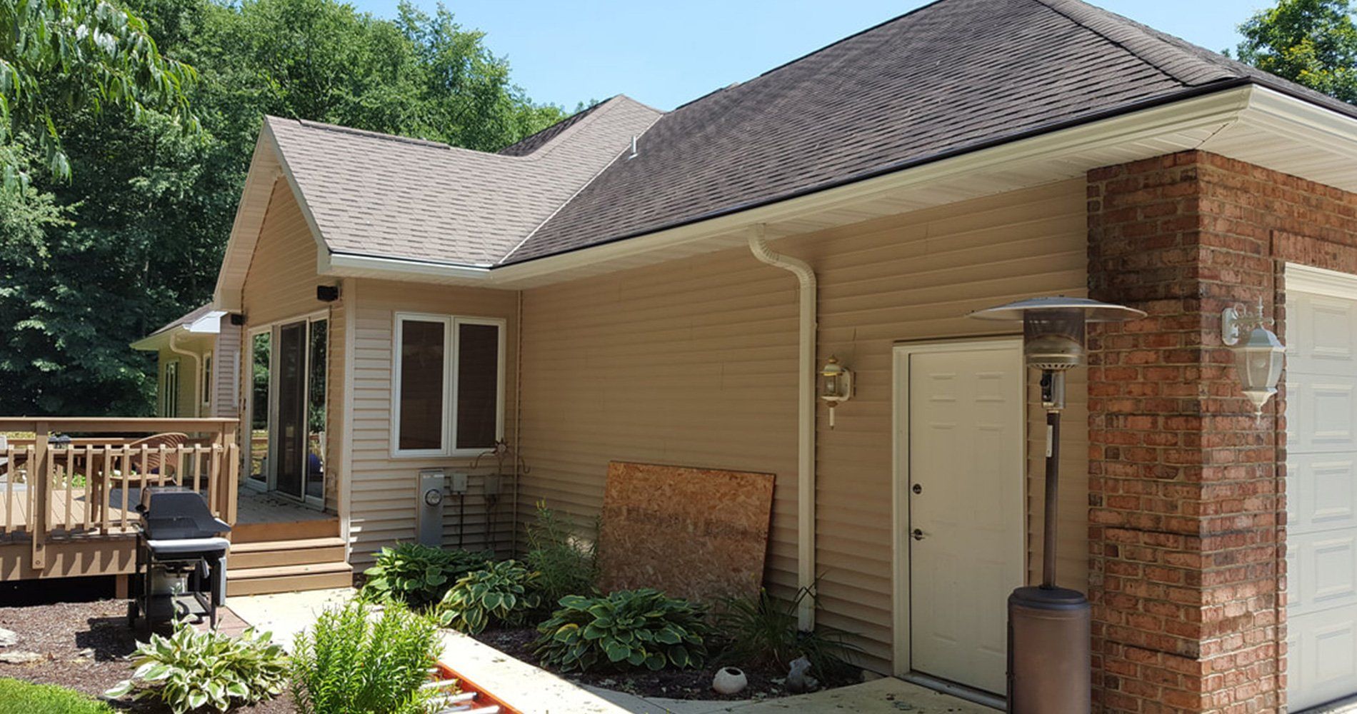 Gutter and downspout