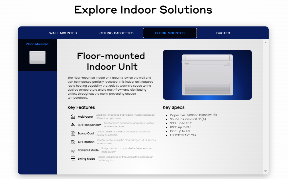 Floor-mounted Indoor Unit