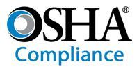 A logo for osha compliance is shown on a white background.