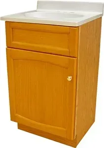 FOREMOST COMBO BATHROOM VANITY OAK