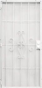 Regal White Steel Bar Security Door