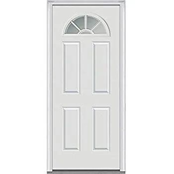 5 Lite Wagon Wheel Steel Entry Door Unit