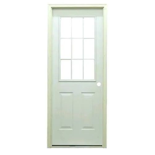9 Lite Steel Entry Door Unit