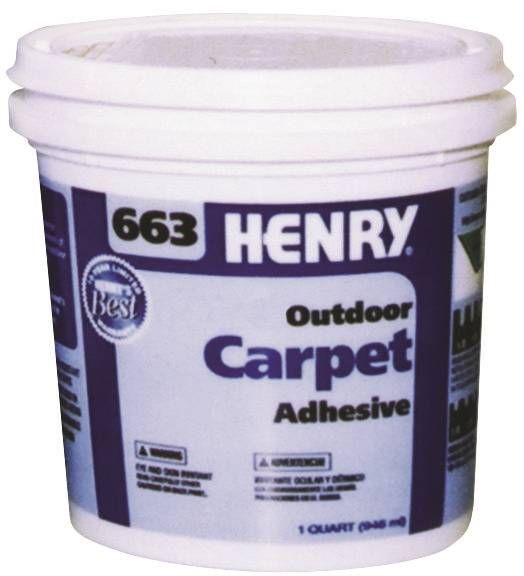 HENRY Carpet Adhesive, Beige, 1 qt Container