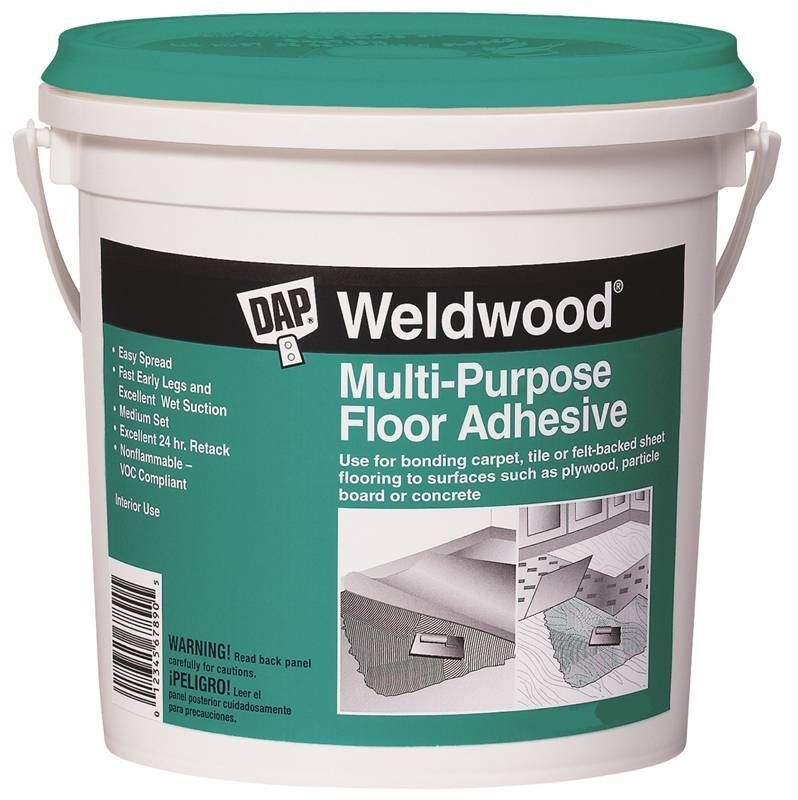 DAP Weldwood Floor Adhesive, 1 qt Pail