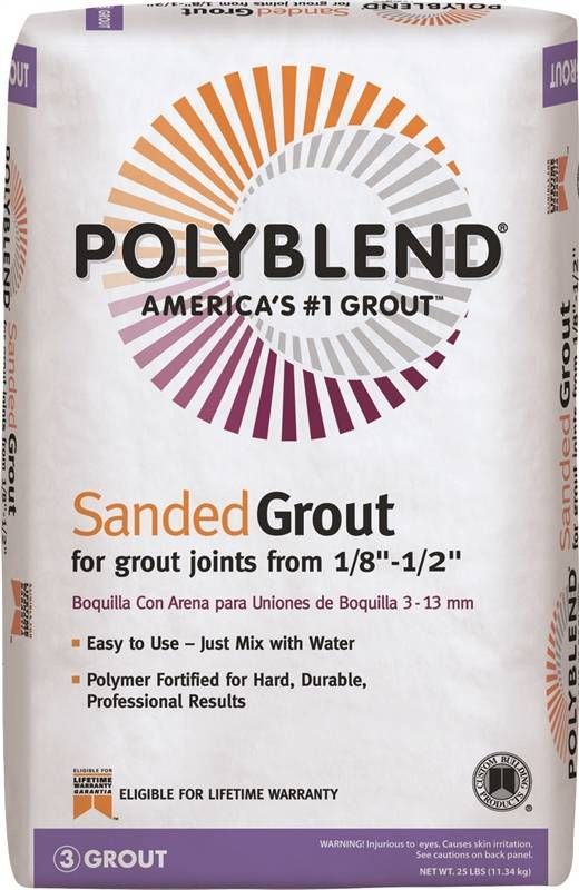 Custom PolyBlend Tile Grout, 25 lb Bag