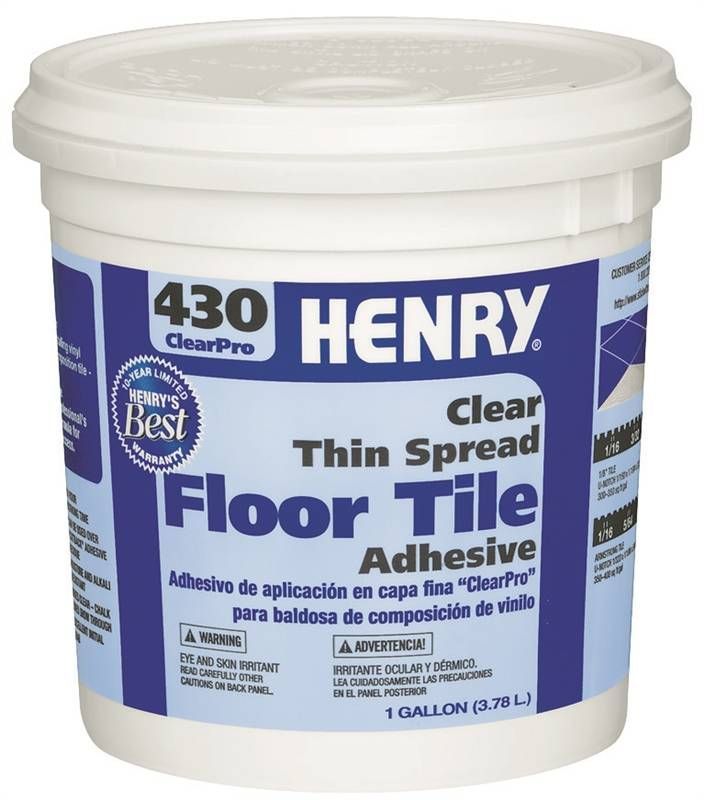 HENRY 430 ClearPro Floor Adhesive, 1 gal Pail
