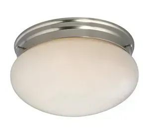 Boston Harbor Dimmable Round Ceiling Light Fixture, Brushed Nickel