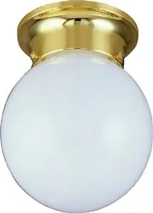 Boston Harbor Dimmable Ceiling Light Fixture, Polished Brass