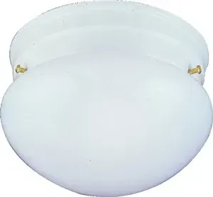 Boston Harbor Dimmable Round Ceiling Light Fixture, White