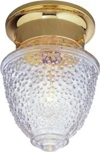 Boston Harbor Dimmable Ceiling Light Fixture, Polished Brass