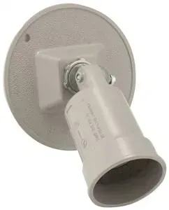 Hubbell Weatherproof Combination Lampholder, Gray