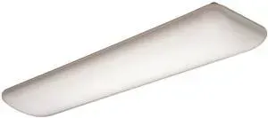 Lithonia Lighting Fluorescent Wraparound Fixture, 2 32 W T8 Lamp, 120 V