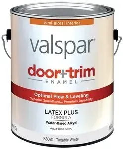 Valspar Door+Trim Latex Enamel Tintable White