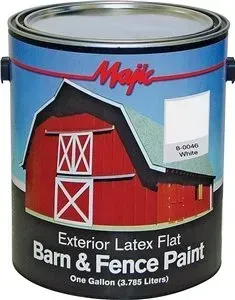 Majic Barn & Fence Latex Flat White