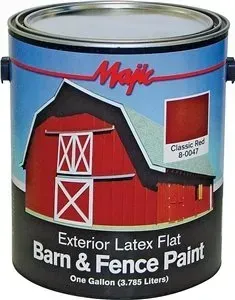 Majic Barn & Fence Latex Flat Red