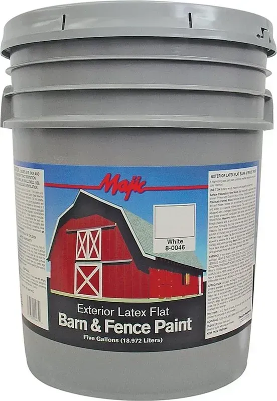 Majic Barn & Fence Latex Flat White