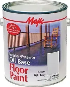 Majic Oil Based Floor Paint Light Gray